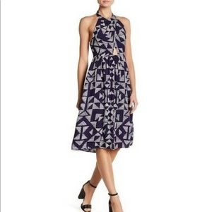 NWT Splendid sail print halter dress, size M